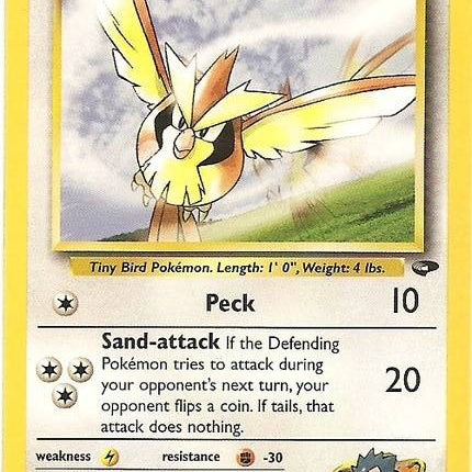 Koga's Pidgey (80/132) [Gym Challenge Unlimited]