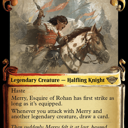 Merry, Esquire of Rohan [The Lord of the Rings: Tales of Middle-Earth Showcase Scrolls]