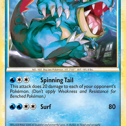 Feraligatr (25/95) [HeartGold & SoulSilver: Call of Legends]