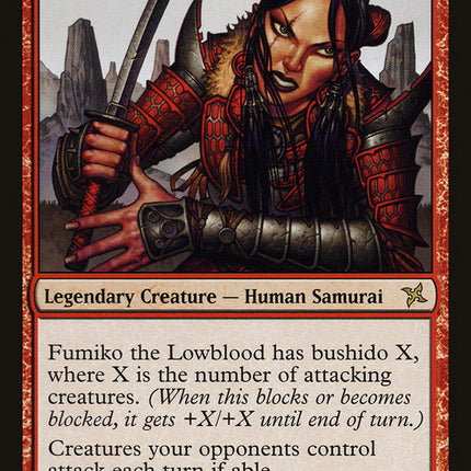Fumiko the Lowblood [Betrayers of Kamigawa]