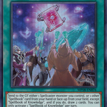 Spellbook of Knowledge [MP18-EN076] Ultra Rare