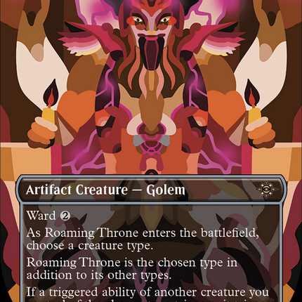 Roaming Throne (Borderless) [The Lost Caverns of Ixalan]