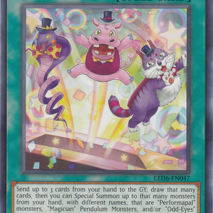 Performapal Popperup [LED6-EN047] Rare