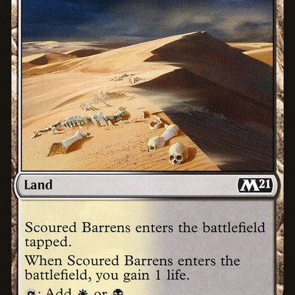 Scoured Barrens [Core Set 2021]