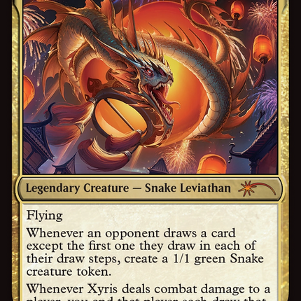 Xyris, the Writhing Storm (Year of the Snake 2025) [Standard Showdown Promos]