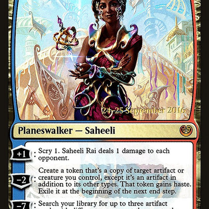 Saheeli Rai [Kaladesh Prerelease Promos]