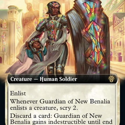 Guardian of New Benalia (Extended Art) [Dominaria United]