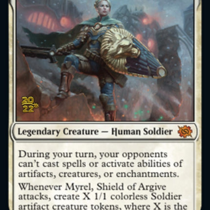 Myrel, Shield of Argive [The Brothers' War Prerelease Promos]
