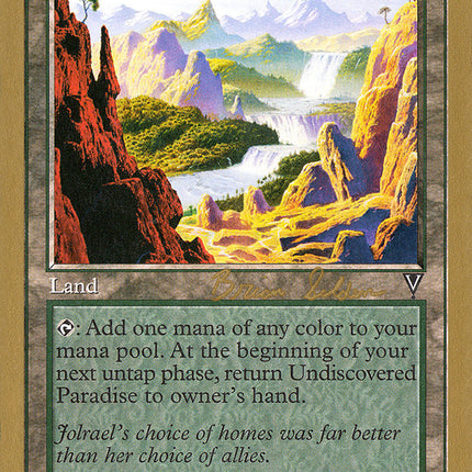 Undiscovered Paradise (Brian Selden) [World Championship Decks 1998]