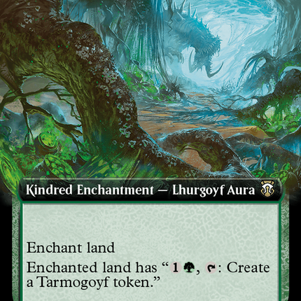 Tarmogoyf Nest (Extended Art) (Ripple Foil) [Modern Horizons 3 Commander]