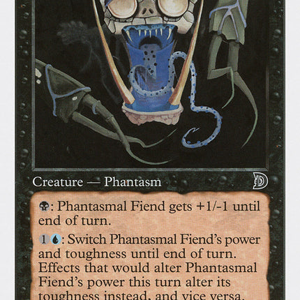 Phantasmal Fiend (Black Background) [Deckmasters]