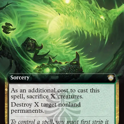 Immoral Bargain (Extended Art) [Secrets of Strixhaven Commander]