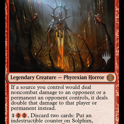 Solphim, Mayhem Dominus (Promo Pack) [Phyrexia: All Will Be One Promos]