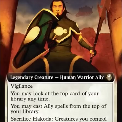 Hakoda, Selfless Commander (Extended Art) [Avatar: The Last Airbender]