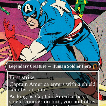 Captain America, Super-Soldier (Borderless) (0316) [Marvel Super Heroes]