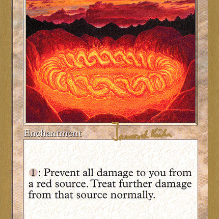 Circle of Protection: Red (Janosch Kuhn) (SB) [World Championship Decks 1997]