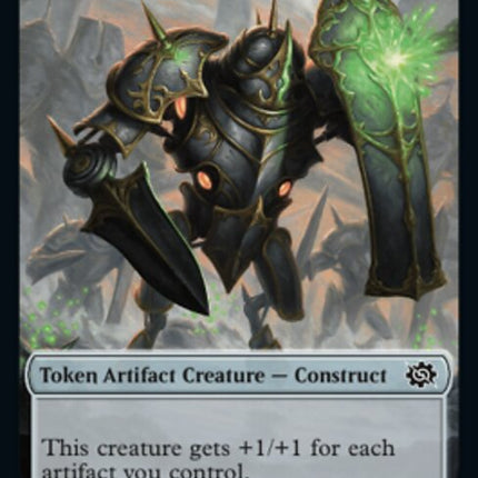 Powerstone // Construct (005) Double-Sided Token [The Brothers' War Tokens]