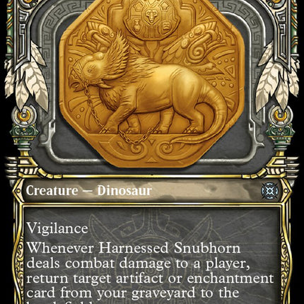 Harnessed Snubhorn (Showcase) [March of the Machine: The Aftermath]