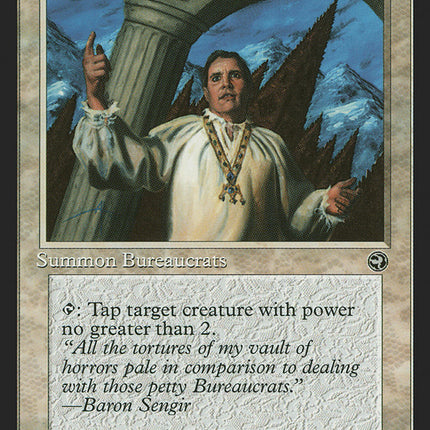 Aysen Bureaucrats (Baron Sengir Flavor Text) [Homelands]