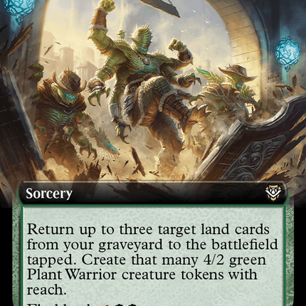Vengeful Regrowth (Extended Art) [Outlaws of Thunder Junction Commander]