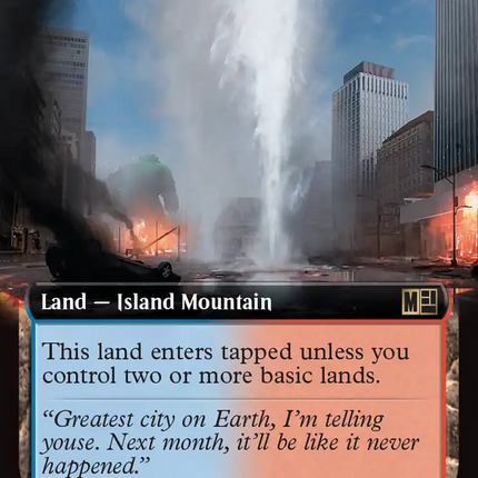 Scorched Geyser (Extended Art) [Marvel Super Heroes Commander]