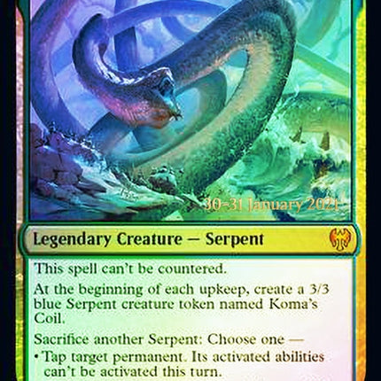 Koma, Cosmos Serpent [Kaldheim Prerelease Promos]