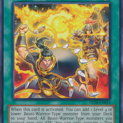 Fire Formation - Tenki (Red) [DL18-EN014] Rare