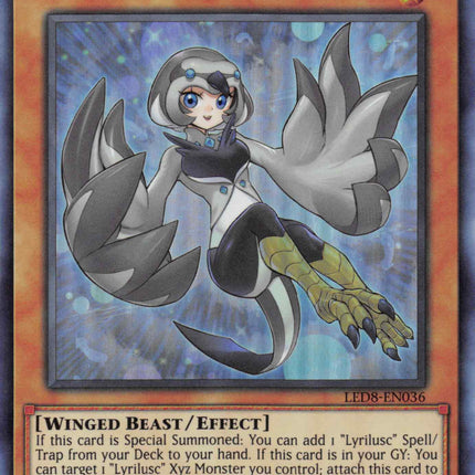 Lyrilusc - Celestine Wagtail [LED8-EN036] Ultra Rare