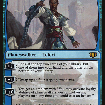 Teferi, Temporal Archmage (Oversized) [Commander 2014 Oversized]