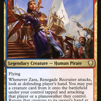 Zara, Renegade Recruiter [Commander Legends]