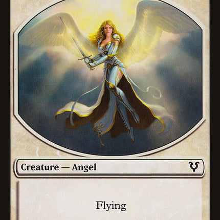 Angel // Demon Double-Sided Token (Oversized) [Open the Helvault]