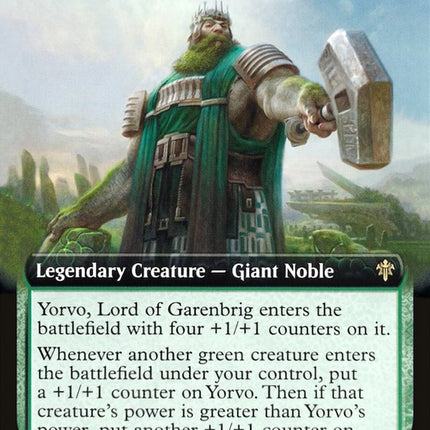 Yorvo, Lord of Garenbrig (Extended Art) [Throne of Eldraine]