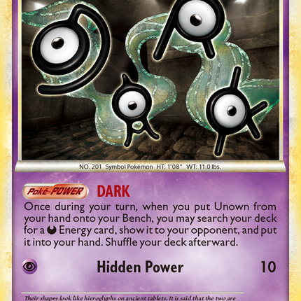 Unown (40/90) [HeartGold & SoulSilver: Undaunted]