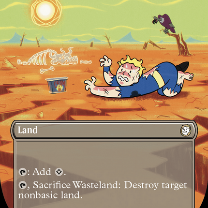 Wasteland (Borderless) (Surge Foil) [Fallout]