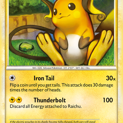 Raichu (10/123) [HeartGold & SoulSilver: Base Set]