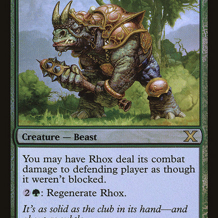 Rhox (Premium Foil) [Tenth Edition]