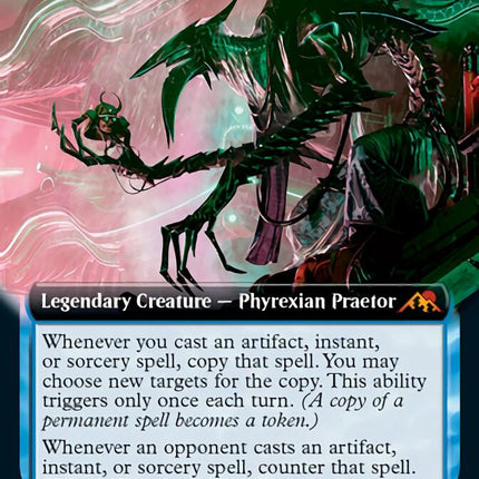 Jin-Gitaxias, Progress Tyrant (Extended Art) [Kamigawa: Neon Dynasty]