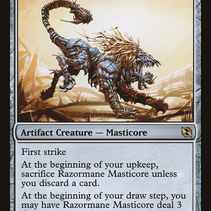 Razormane Masticore [Duel Decks: Elspeth vs. Tezzeret]