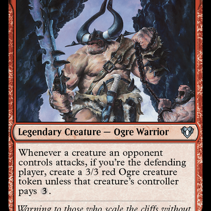 Kazuul, Tyrant of the Cliffs [Commander Masters]