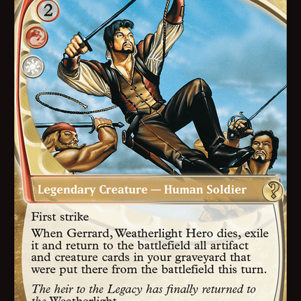 Gerrard, Weatherlight Hero (Future Sight) [Mystery Booster 2]