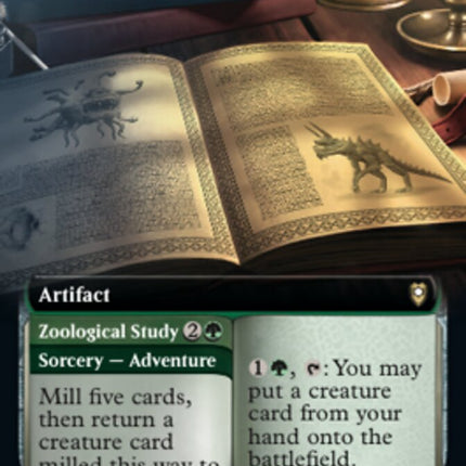 Monster Manual // Zoological Study (Extended Art) [Commander Legends: Battle for Baldur's Gate]