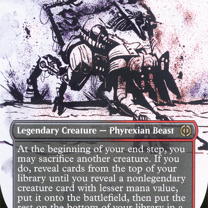 Kethek, Crucible Goliath (Borderless Ichor) [Phyrexia: All Will Be One]