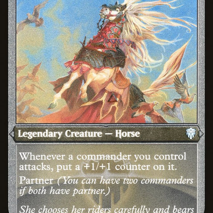 Keleth, Sunmane Familiar (Etched) [Commander Legends]
