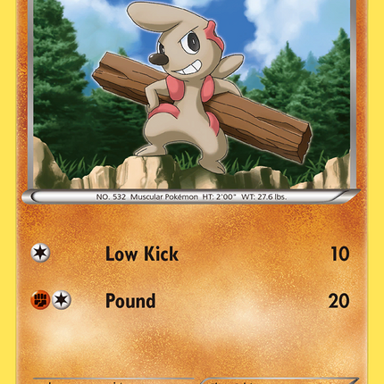 Timburr (59/114) [Black & White: Base Set]