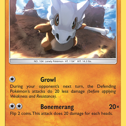 Cubone (105/236) [Sun & Moon: Unified Minds]