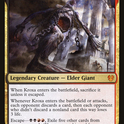 Kroxa, Titan of Death's Hunger [Theros Beyond Death]