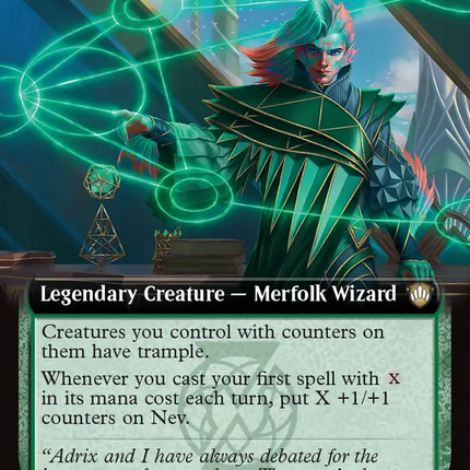 Nev, the Practical Dean (Extended Art) [Secrets of Strixhaven Commander]