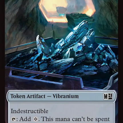 Angel (004) // Vibranium (015) Double-Sided Token [Marvel Super Heroes Commander Tokens]