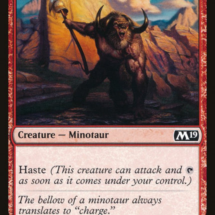 Hostile Minotaur [Core Set 2019]