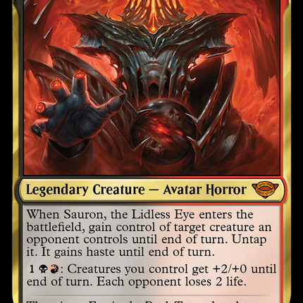 Sauron, the Lidless Eye [The Lord of the Rings: Tales of Middle-Earth]